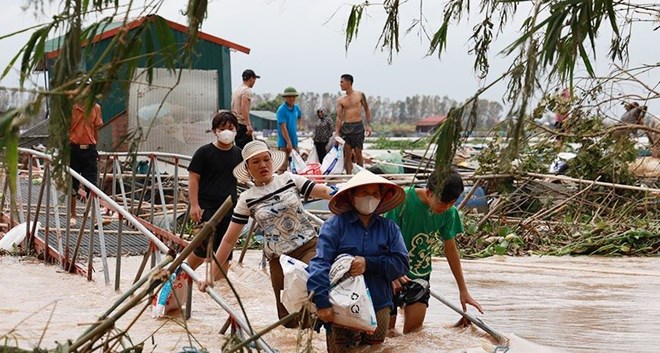 Nam Sách sơ tán người dân ở các khu vực ven đê đến nơi an toàn